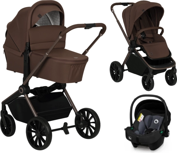 Passeggino combinato Lionelo Mika Plus 3 in 1 Mocha Mousse