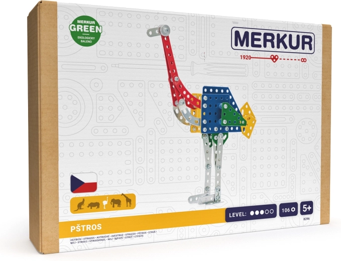 Merkur Zoo – struzzo, 106 pezzi