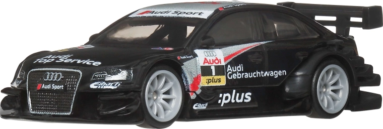 Hot Wheels Premium Auto iconiche Aero Styles Audi A4 2008 nera 1:64