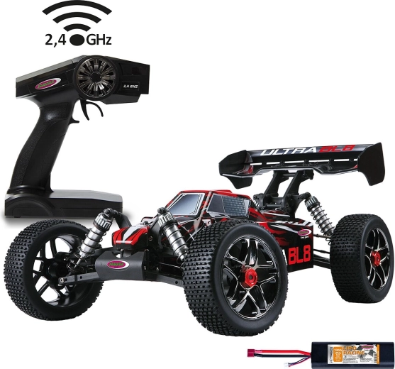 Buggy Jamara Ultra BL8 4WD in scala 1:8 con batteria LiPo