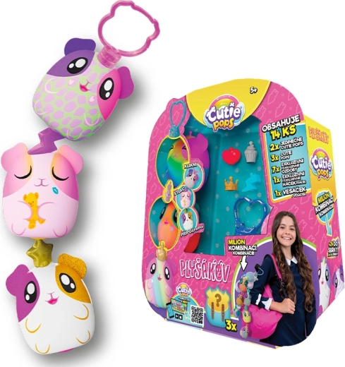 Cutie Pops mini peluche a sorpresa – set da 5 pz