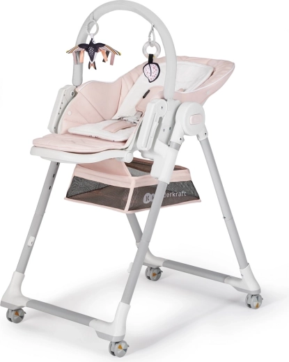 Kinderkraft Select seggiolone e sdraietta 2 in 1 Lastree rosa