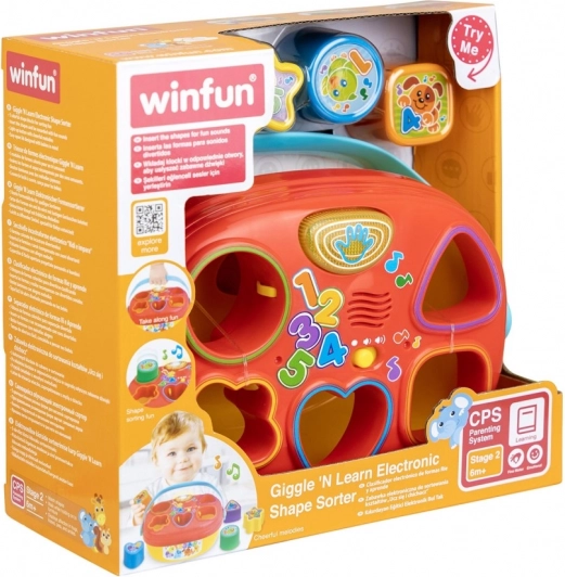 Allegro smistatore di forme con musica e lucina