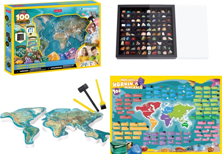 Kit creativo CubicFun per scavare gemme