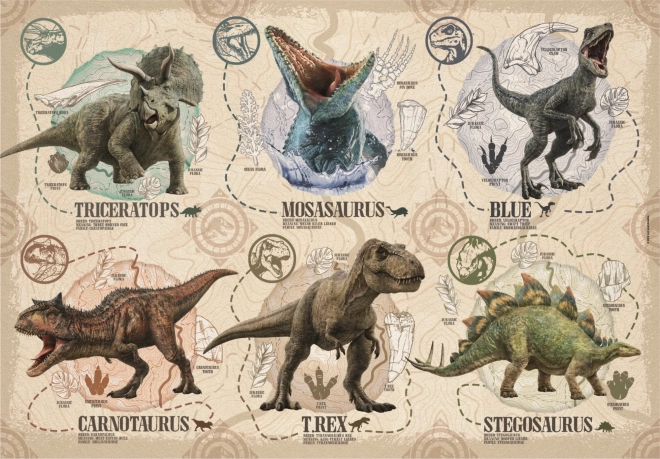 CLEMENTONI Puzzle Jurassic World 104 pezzi