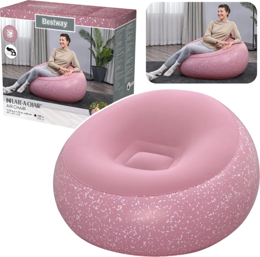 Poltrona gonfiabile Bestway Inflate-A-Chair rosa