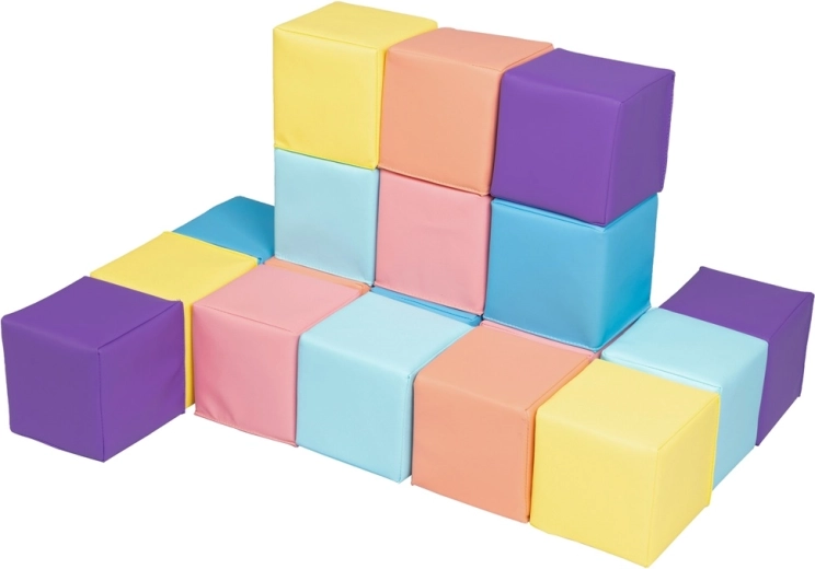 2Kids Toys cubi in schiuma pastello (18 pz)