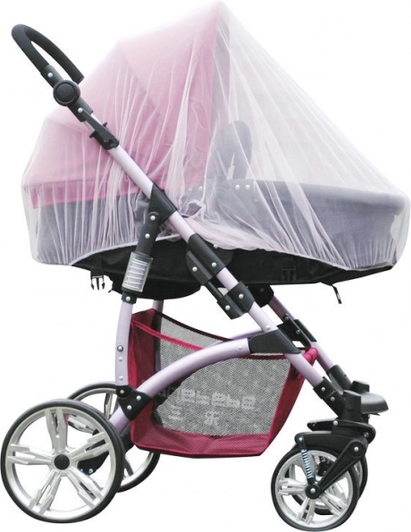 Zanzariera per passeggino bianca