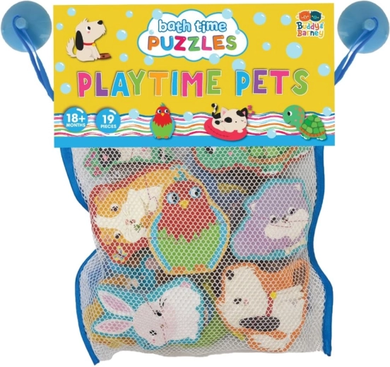 Buddy & Barney puzzle adesivi in schiuma per il bagno – animaletti