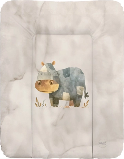 Ceba Baby fasciatoio morbido Basic Cosy Hippo 50 × 70 cm
