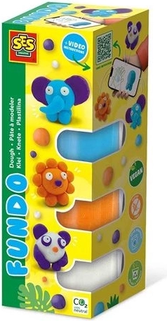 SES Creative FunDo pasta da modellare – animali selvatici