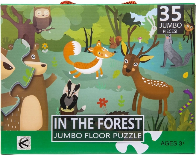 Puzzle XXL per bambini 35 pezzi – foresta