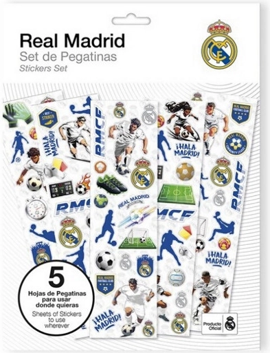 Adesivi REAL MADRID – set da 92 pz