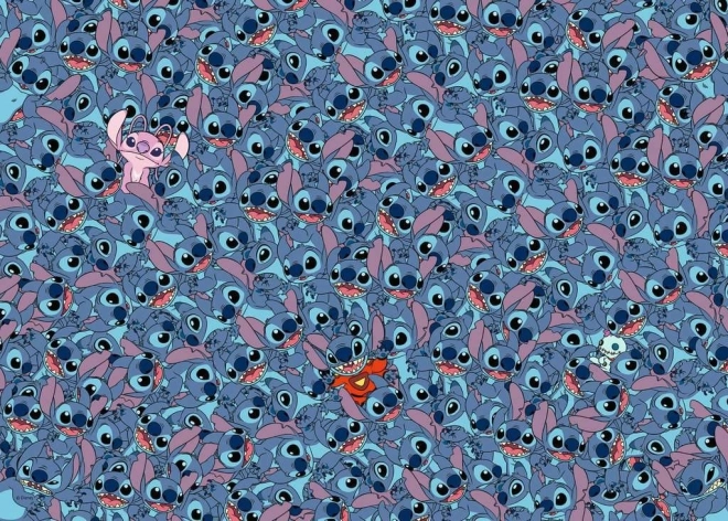 Puzzle 1000 pezzi DISNEY Stitch Challenge RAVENSBURGER