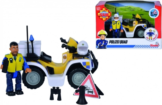Quad della polizia Fireman Sam con personaggio