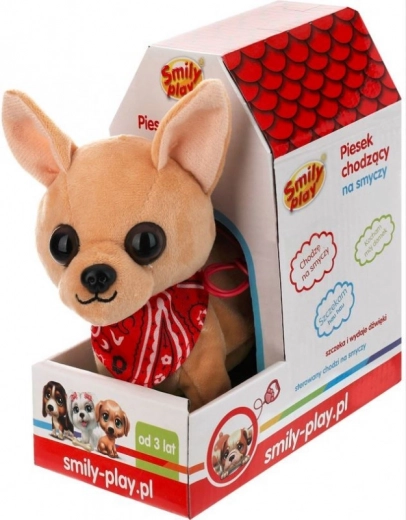 Cagnolino chihuahua interattivo di peluche SMILY PLAY