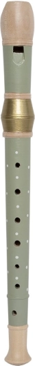 Jabadabado flauto di legno verde
