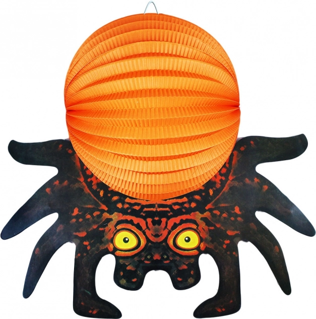 Lanterna di Halloween ragno 3D 25 cm