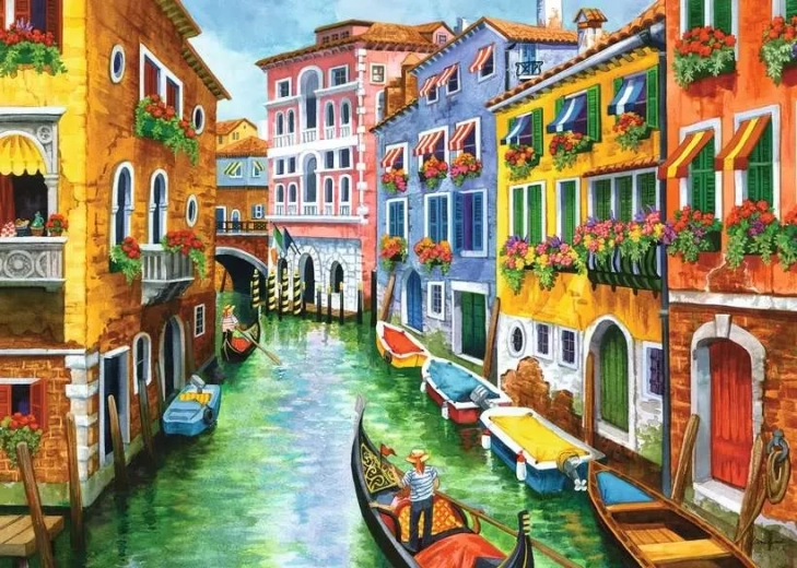 Puzzle Ravensburger Giro in gondola XXL 300 pezzi