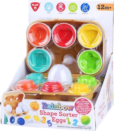 Playgo custodia arcobaleno per uova