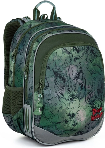 Zaino scolastico Topgal con motivo dinosauro