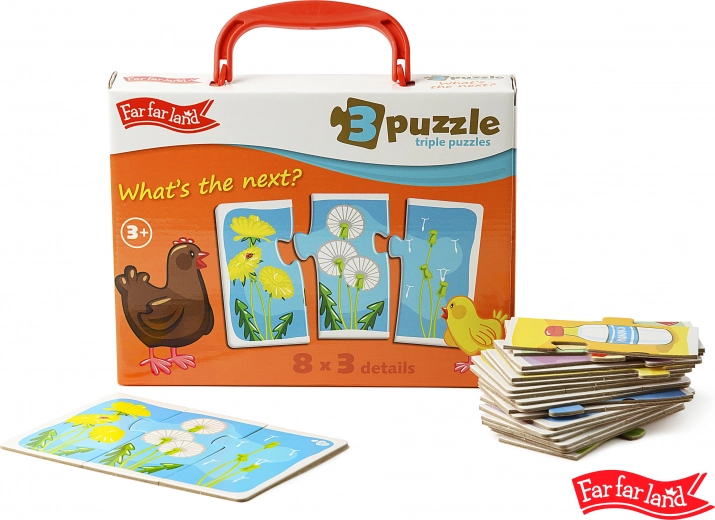 Puzzle terzetto Far Far Land 8 immagini
