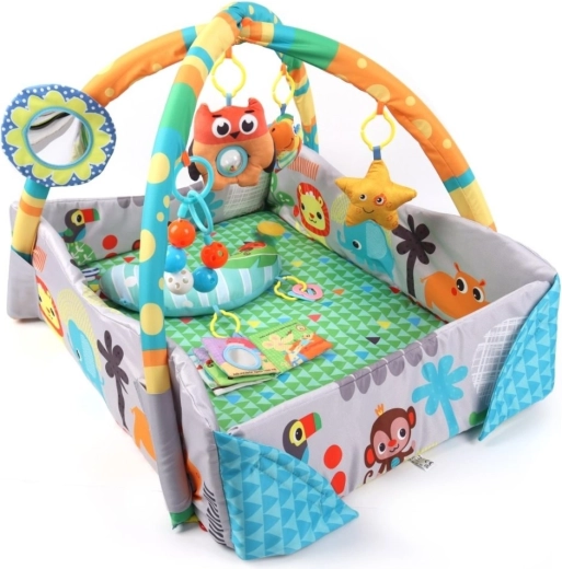TinyMini tappetino gioco ed educativo 4in1 per bambini Giungla
