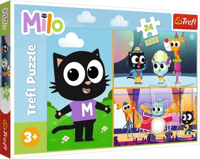 Puzzle 24 MAXI – le avventure del gattino Milo