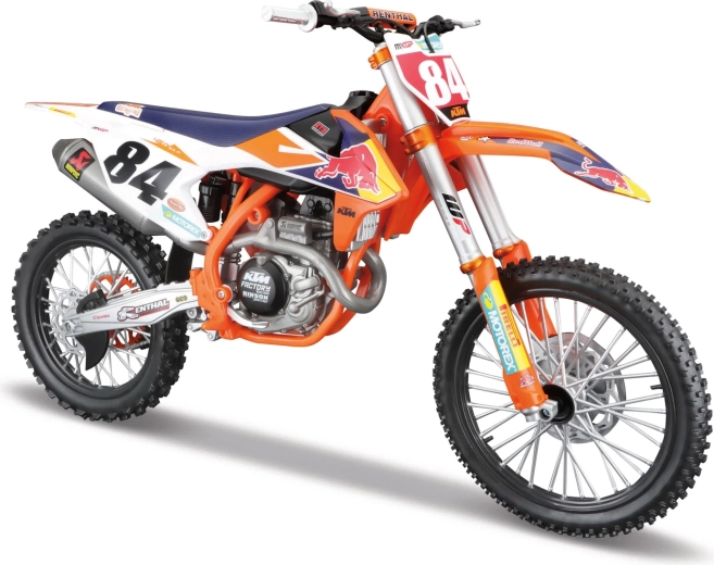 Modellino moto Maisto Red Bull KTM 450 SX-F Factory Edition 2018 Jeffrey Herlings #84 1:6
