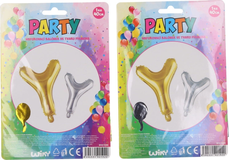 Palloncino gonfiabile lettera Y, 40 cm