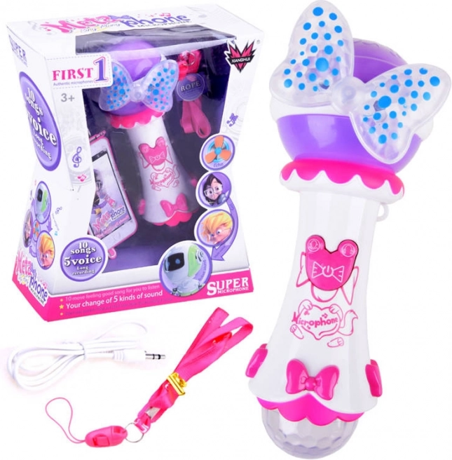 Microfono karaoke per bambini con registrazione e MP3 – Microfono
