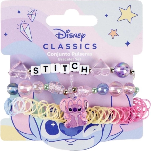 Set di braccialetti Stitch (3 pz)