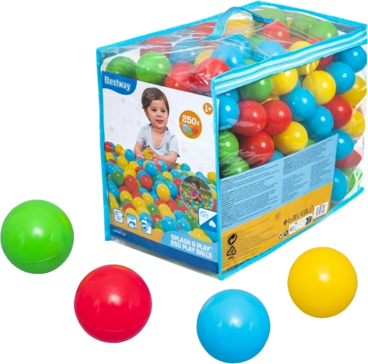 Palline da gioco colorate BESTWAY Splash & Play 250 pz