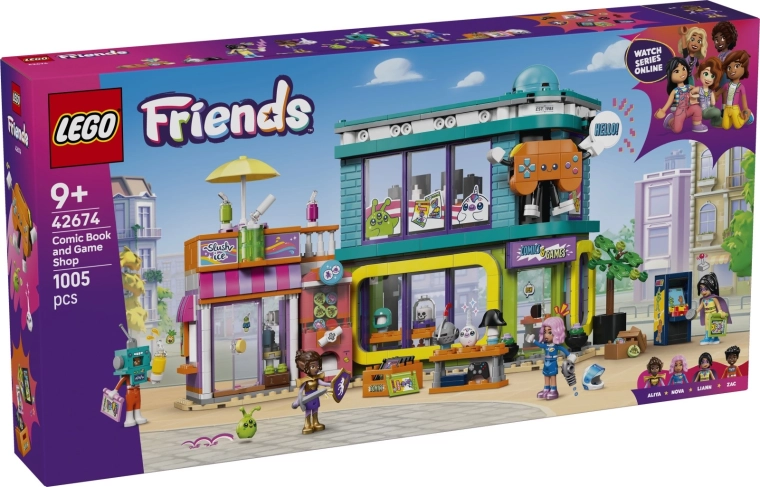 LEGO Friends Negozio di fumetti e giochi