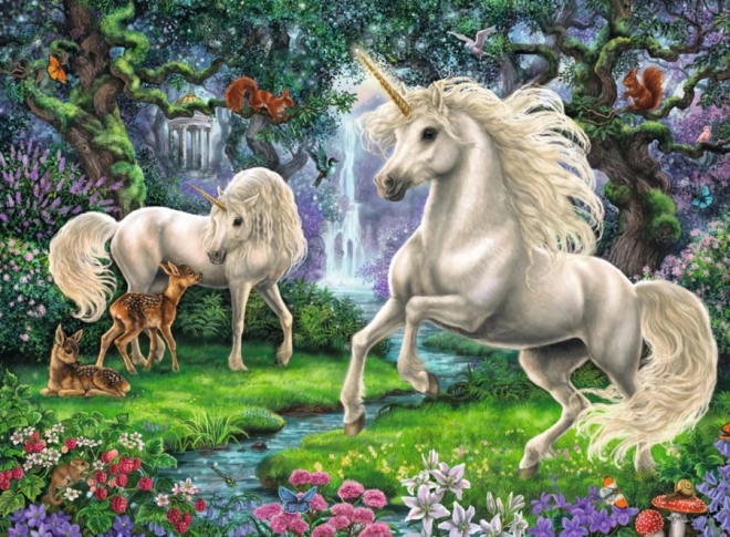 Ravensburger puzzle per bambini Misteri degli unicorni 200 pezzi