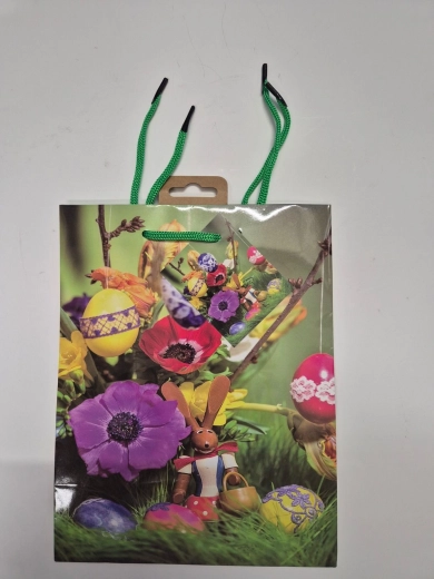 Borsa regalo Pasqua media 23 × 18 × 10 cm - 1 pezzo