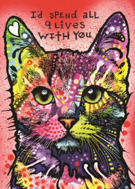 Puzzle Heye Jolly Pets: Nove vite 1000 pezzi