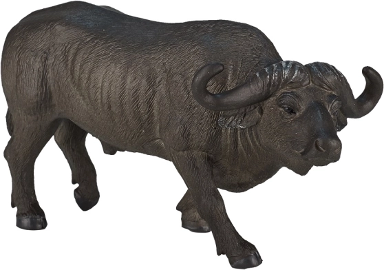 Figura realistica di bufalo africano