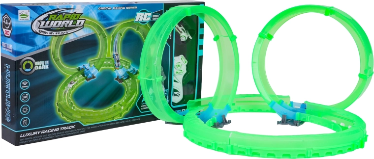 Pista da corsa luminosa per il buio 25 pezzi