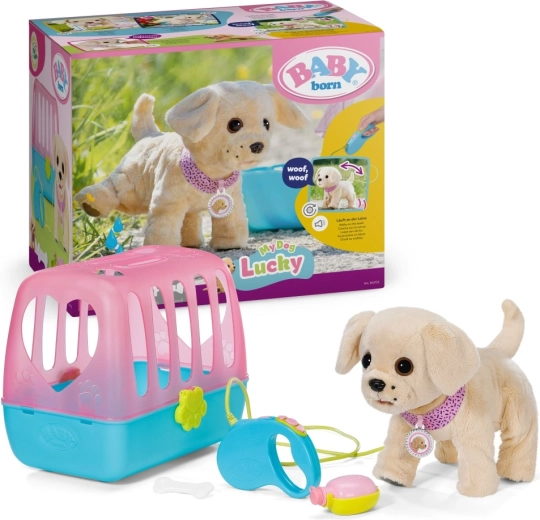 BABY born Il mio allegro cagnolino con trasportino