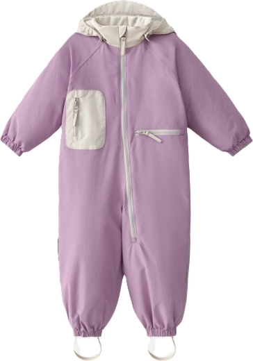 Tuta funzionale per bambini Leokid Color kit purple fin, taglia 80 (12–18 mesi)