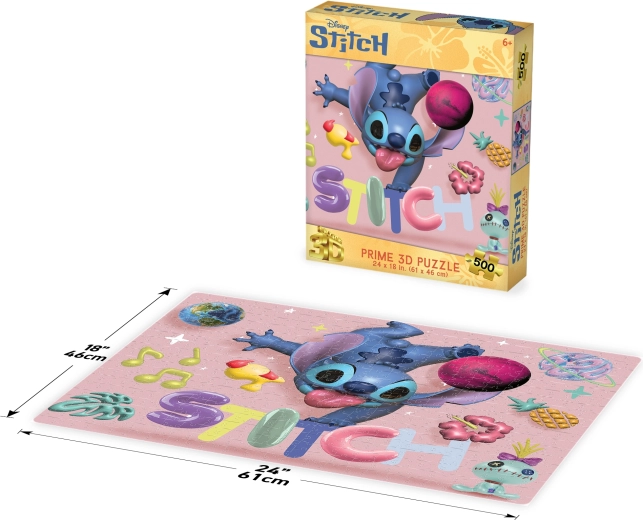Puzzle 3D Disney Stitch 500 pezzi