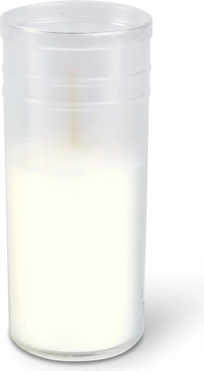 Inserto portacandela bianco per lanterna 12 × Ø4,8 cm