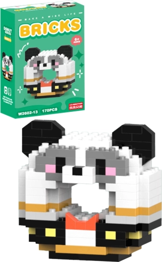Costruzioni Donut Panda (170 pezzi) - 1 pezzo