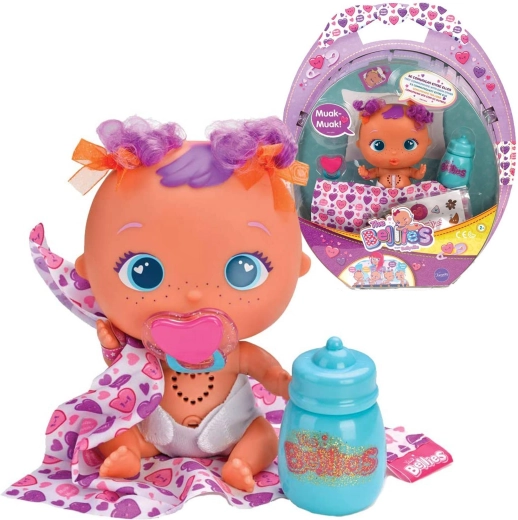 Famosa The Bellies bambola interattiva Muak-Muak con accessori – confezione danneggiata