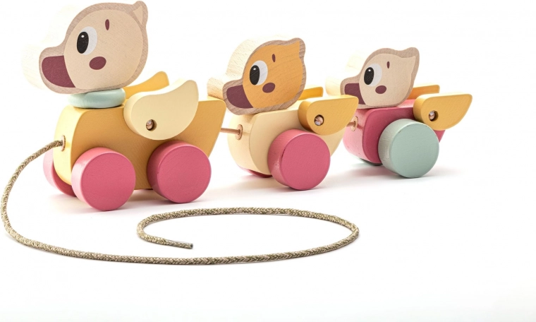 Cubika cane trainabile pastello con cordicella