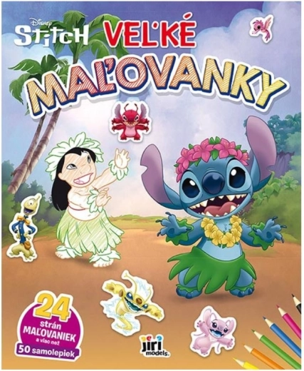 Maxi album da colorare Lilo & Stitch