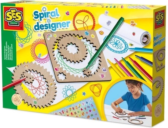 SES Creative Spiral designer – set in legno per disegnare spirali