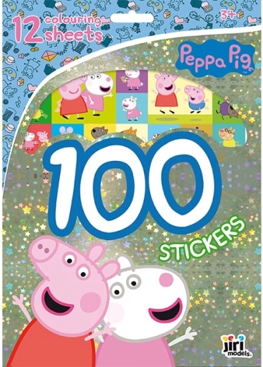 Adesivi e disegni da colorare Peppa Pig – 100 adesivi