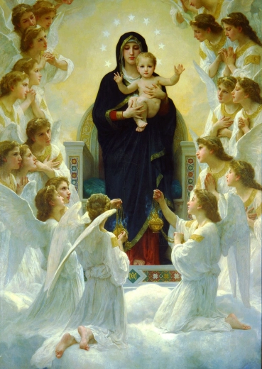 Puzzle William Bouguereau: Madonna con angeli 1000 pezzi